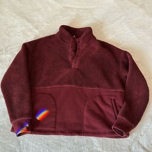 Women’s Cropped Sherpa Jacket